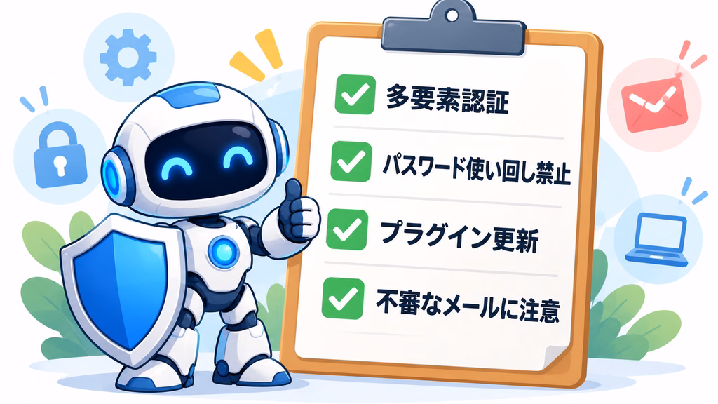ARTEXのようなAI攻撃に備える対策チェックリストのイメージ